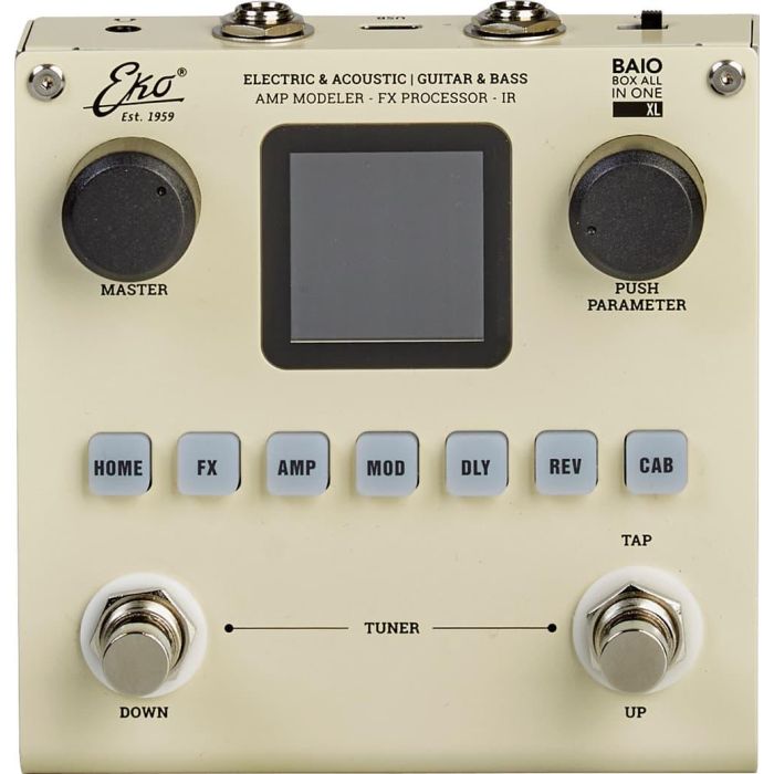 Box All In One Para Guitarra Y Bajo Eléctrico - (Batería Recargable Y Bluetooth) Eko 8 Box All In One Para Guitarra Y Bajo Eléctrico - (Batería Recargable Y Bluetooth) Eko 8