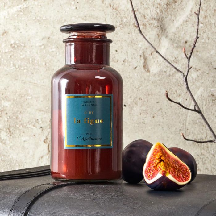 Home Deco Factory Vela Perfumada Apothicaire - Peonía, Almendra, Higo, Vidrio Tintado, 320 g, 35 h 1 Home Deco Factory Vela Perfumada Apothicaire - Peonía, Almendra, Higo, Vidrio Tintado, 320 g, 35 h 1