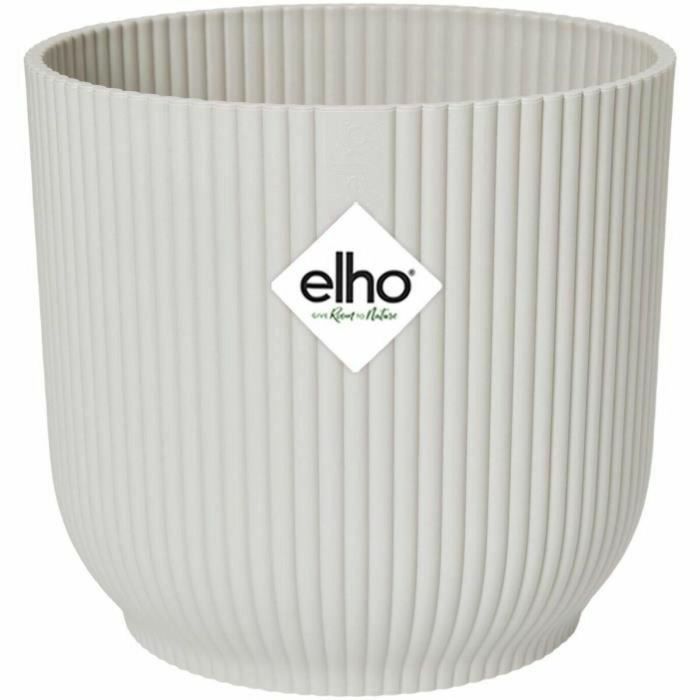 ELHO Vibes Fold Maceta redonda 30 - Blanco - Ø 30 x H 27 cm - interior - 100% reciclado