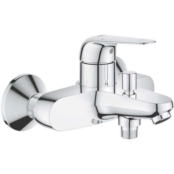 Mezclador monomando de baño/ducha - GROHE Swift - 24335001 - Cromo - Montaje en pared visto Mezclador monomando de baño/ducha - GROHE Swift - 24335001 - Cromo - Montaje en pared visto