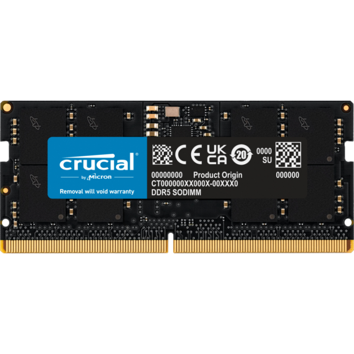 Crucial CT16G48C40S5 módulo de memoria 16 GB 1 x 16 GB DDR5 4800 MHz Crucial CT16G48C40S5 módulo de memoria 16 GB 1 x 16 GB DDR5 4800 MHz
