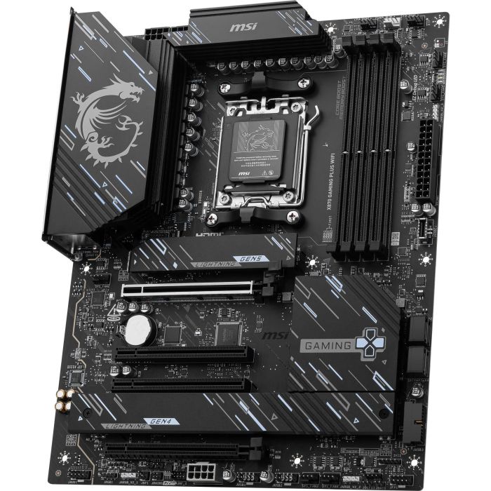 Placa MSI X870 Gaming Plus Wifi,Amd,Am5,X870,4Ddr5,Lan5G+Wifi7+Bt5.4,Atx 2 Placa MSI X870 Gaming Plus Wifi,Amd,Am5,X870,4Ddr5,Lan5G+Wifi7+Bt5.4,Atx 2