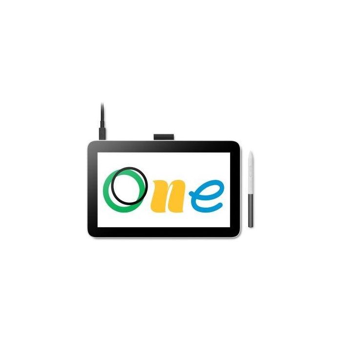 Wacom DTC121W0B Tableta Digitalizadora con Pantalla LCD Wacom One 12, Inalámbrico y Cableado, 29.5 cm (11.6") 3