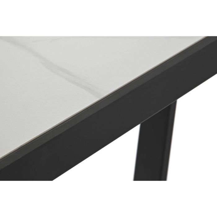 Mesa Comedor Urban DKD Home Decor Negro Blanco 80 x 75 x 150 cm 4