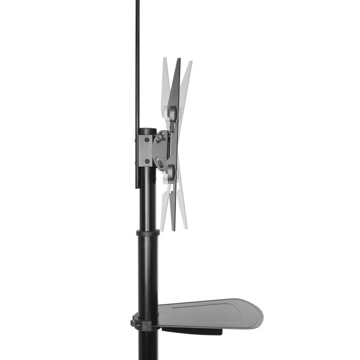 Ewent EW1540 Pedestal Móvil para Suelo para Televisores de 37 a 70 Pulgadas, Ajuste de Altura y Ángulo, VESA 200x200 a 600x400, Negro 2 Ewent EW1540 Pedestal Móvil para Suelo para Televisores de 37 a 70 Pulgadas, Ajuste de Altura y Ángulo, VESA 200x200 a 600x400, Negro 2