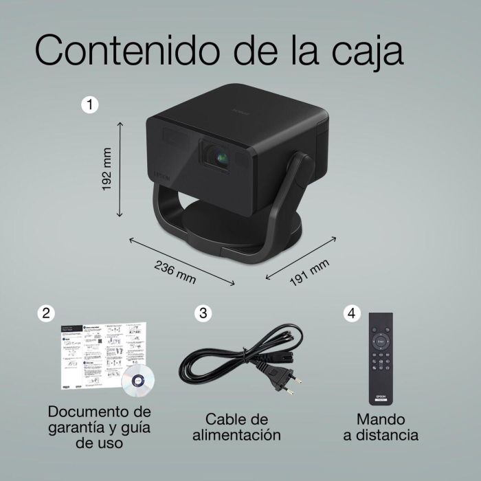 Proyector Epson V11HB38140 Full HD LCD 1920 x 1080 px 9