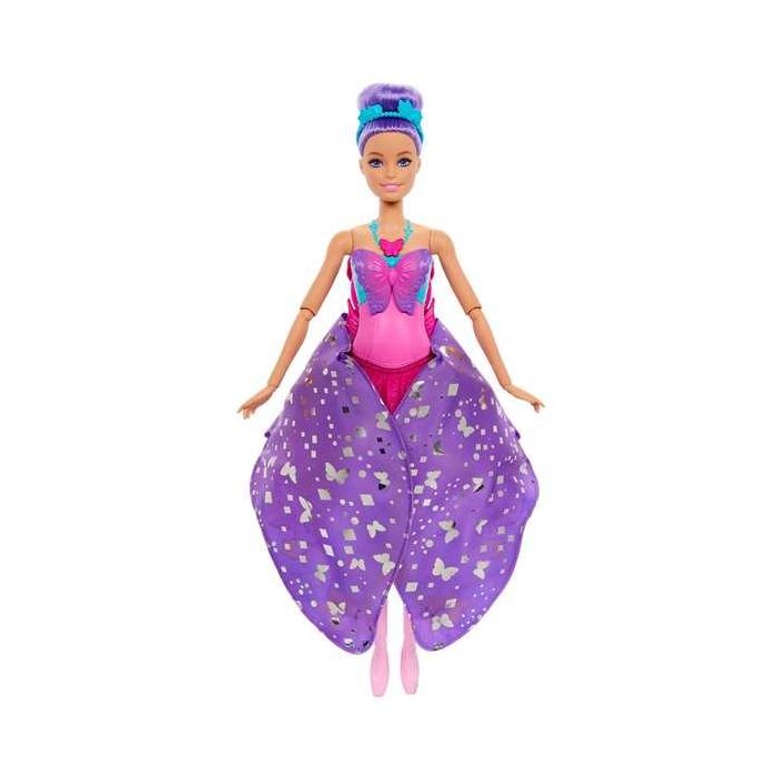 Barbie-De bailarina a mariposa-Muñeca transformación 2 en 1 HXJ10 3 Barbie-De bailarina a mariposa-Muñeca transformación 2 en 1 HXJ10 3
