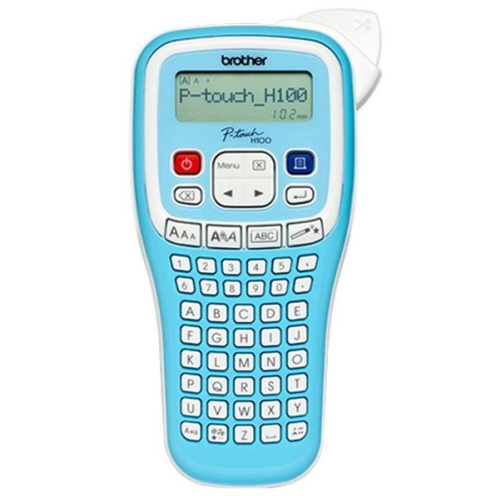Brother P-Touch Pth100 Lb - Rotuladora Electrónica Portátil con Pantalla LCD, 12mm de Ancho de Cinta