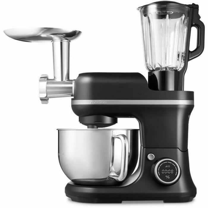 Procesador de alimentos 3 en 1 - MEDION - MD18430 - 1200 W - 5 L - 8 velocidades - Función picadora - Negro 5