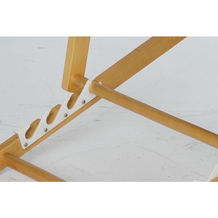 DKD Home Decor Hamaca Terraza y Jardín Gris Natural MDF Poliester 113 x 77 x 57.5 cm 4