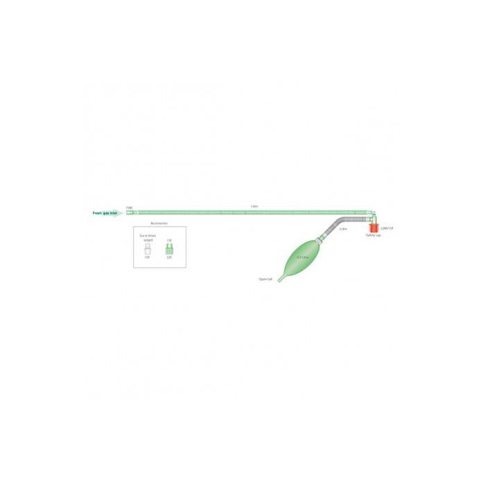 Circuito Respiratorio Mapleson F 0,5 L-1,8M 1Ud