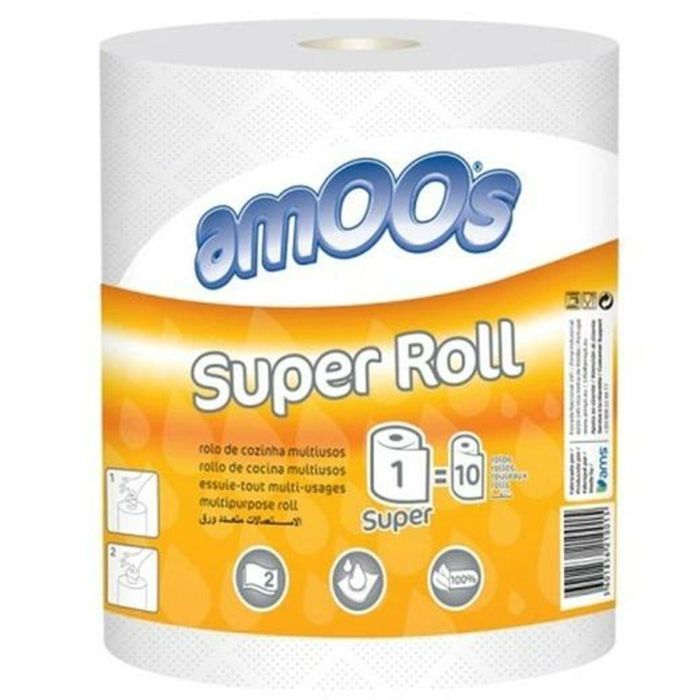 Papel de Cocina Amoos SUper Roll (6 Unidades) 1 Papel de Cocina Amoos SUper Roll (6 Unidades) 1