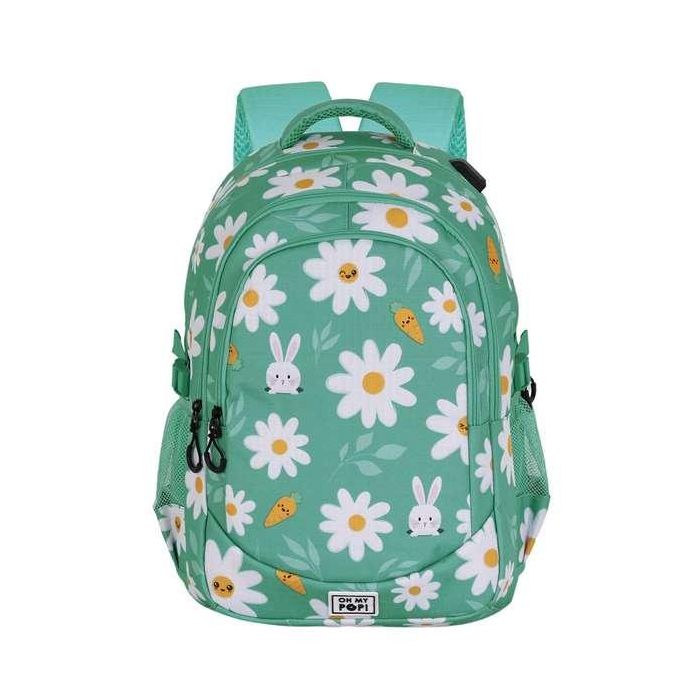 Karactermania Mochila OMP! Run. Plus FAN Blooming 44x34x21 cm, Gran Capacidad, 3 Compartimentos, Puerto USB, Ripstop, Turquesa 2 Karactermania Mochila OMP! Run. Plus FAN Blooming 44x34x21 cm, Gran Capacidad, 3 Compartimentos, Puerto USB, Ripstop, Turquesa 2