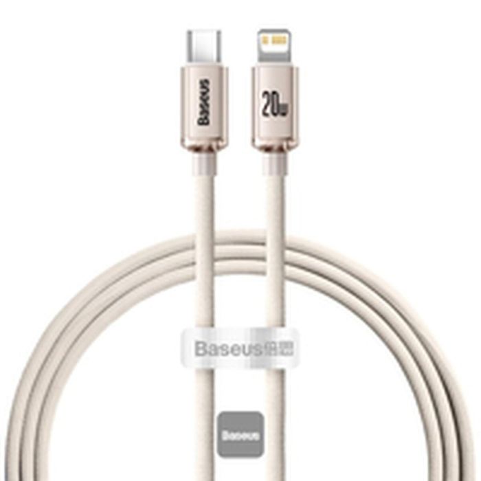 Cable USB a Lightning Baseus CAJY001304 Rosa 1,2 m 2 Cable USB a Lightning Baseus CAJY001304 Rosa 1,2 m 2