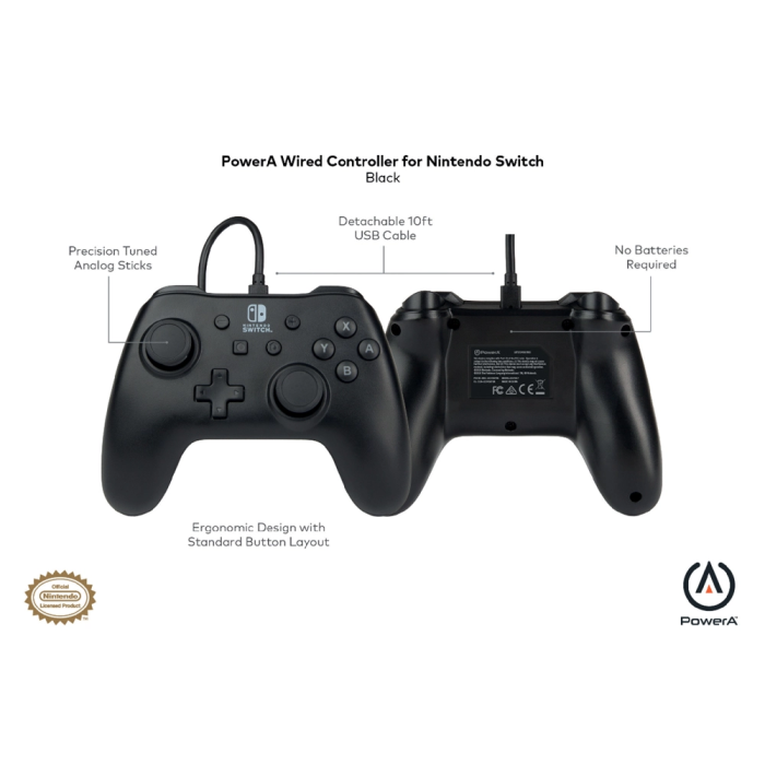 Power A Mando Con Cable Nintendo Switch Negro 1511370-02 POWER A 1511370-02 10