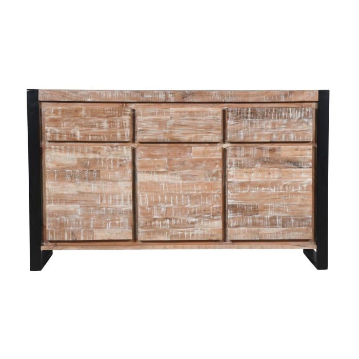 Buffet Alpino DKD Home Decor Natural Negro 40 x 85 x 140 cm