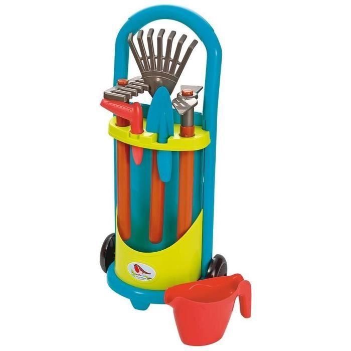 Ecoiffier 4339 Carrito Pequeño Jardinero 2 Ruedas con 6 Accesorios: Rastrillo, Recogedor, Pala, Regadera. Juego Infantil +18 Meses 1 Ecoiffier 4339 Carrito Pequeño Jardinero 2 Ruedas con 6 Accesorios: Rastrillo, Recogedor, Pala, Regadera. Juego Infantil +18 Meses 1