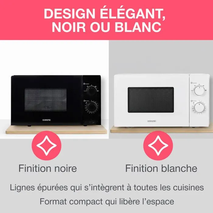 Oceanic OCEAMO20B11 Microondas Negro 20L 45.4 x 26.1 x 32.6 cm 2 Oceanic OCEAMO20B11 Microondas Negro 20L 45.4 x 26.1 x 32.6 cm 2