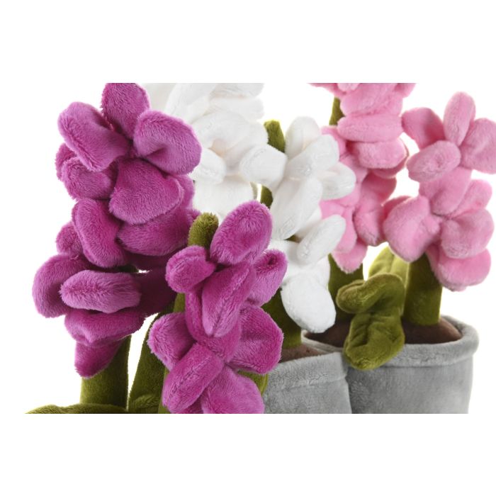 Peluche Kids DKD Home Decor Blanco Fucsia 10 x 24 x 15 cm (6 Unidades) 1 Peluche Kids DKD Home Decor Blanco Fucsia 10 x 24 x 15 cm (6 Unidades) 1