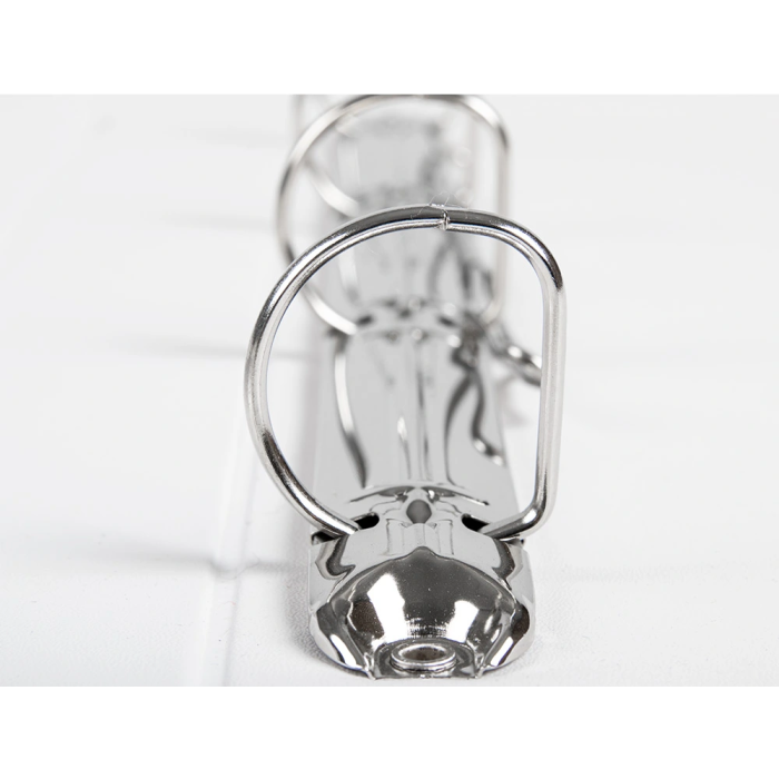 Liderpapel Carpeta Canguro 4 Anillas Mixtas 25mm A4 Plástico Blanco 8