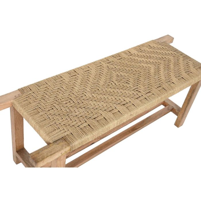 DKD Home Decor Descalzadora Balines de Madera de Mango y Cuerda Natural. Banqueta Colección Bali1 127 x 41 x 47 cm (Ancho x Fondo x Alto) 3 DKD Home Decor Descalzadora Balines de Madera de Mango y Cuerda Natural. Banqueta Colección Bali1 127 x 41 x 47 cm (Ancho x Fondo x Alto) 3