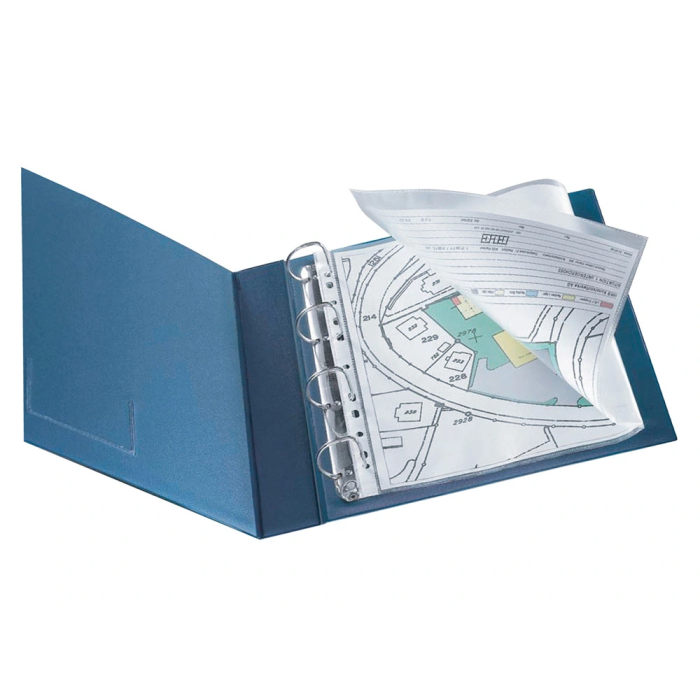 Q-connect Funda Multitaladro Din A3 Apaisada Cristal 80 Micras con Apertura Superior Bolsa 10 Unidades 6