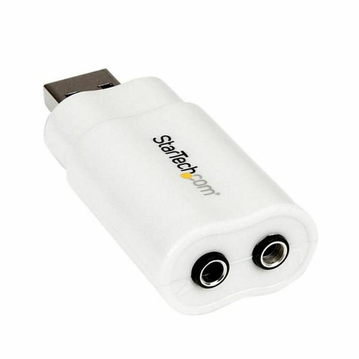Tarjeta de Sonido Externa USB Startech ICUSBAUDIO Blanco 3 Tarjeta de Sonido Externa USB Startech ICUSBAUDIO Blanco 3