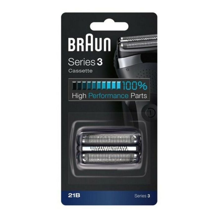 Cabezal de Recambio Braun 81686050 Plateado Negro 1 Cabezal de Recambio Braun 81686050 Plateado Negro 1