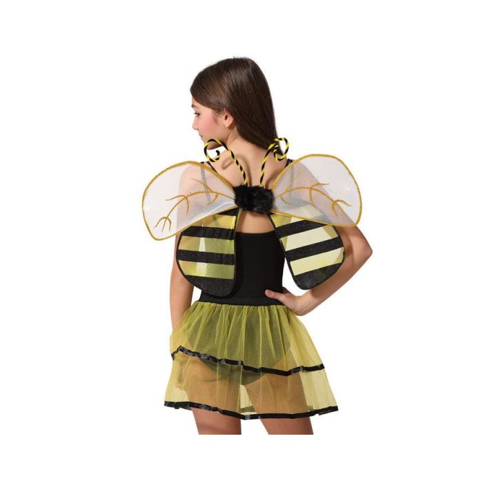 Conjunto de Alas y Tutú de Abeja Amarilla con Antenas - Disfraz de Abeja para Fiestas 0 Conjunto de Alas y Tutú de Abeja Amarilla con Antenas - Disfraz de Abeja para Fiestas 0