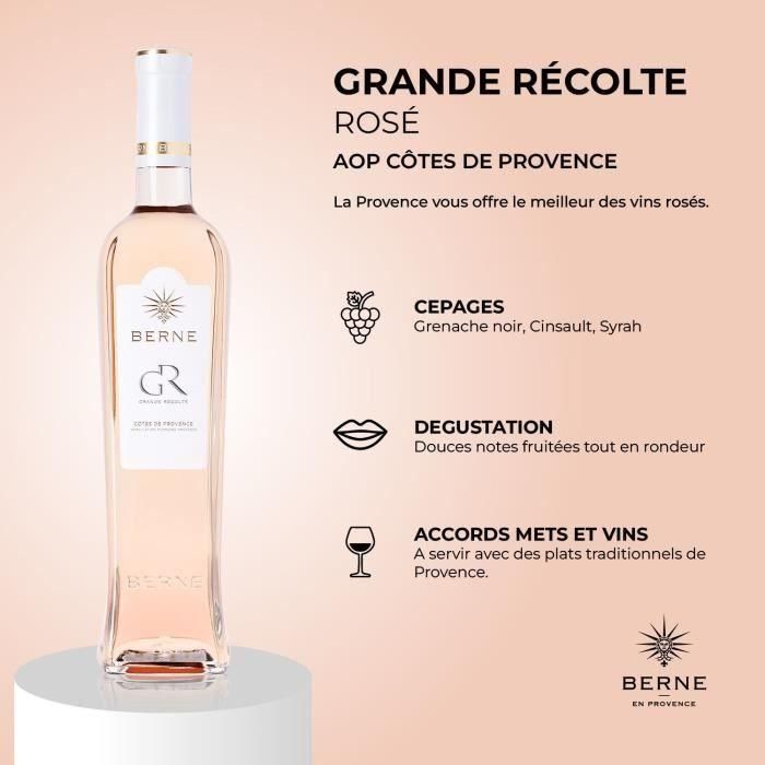 Château de Berne Grande Récolte 2019 Côtes de Provence - Vino rosado de la Provenza 2