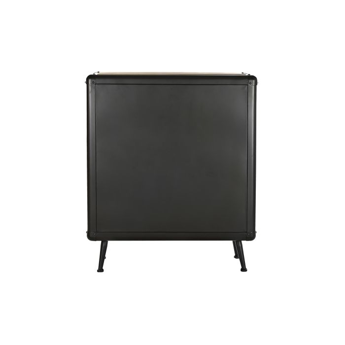 Cajonera Loft DKD Home Decor Negro Marron 40 x 95 x 80 cm 5