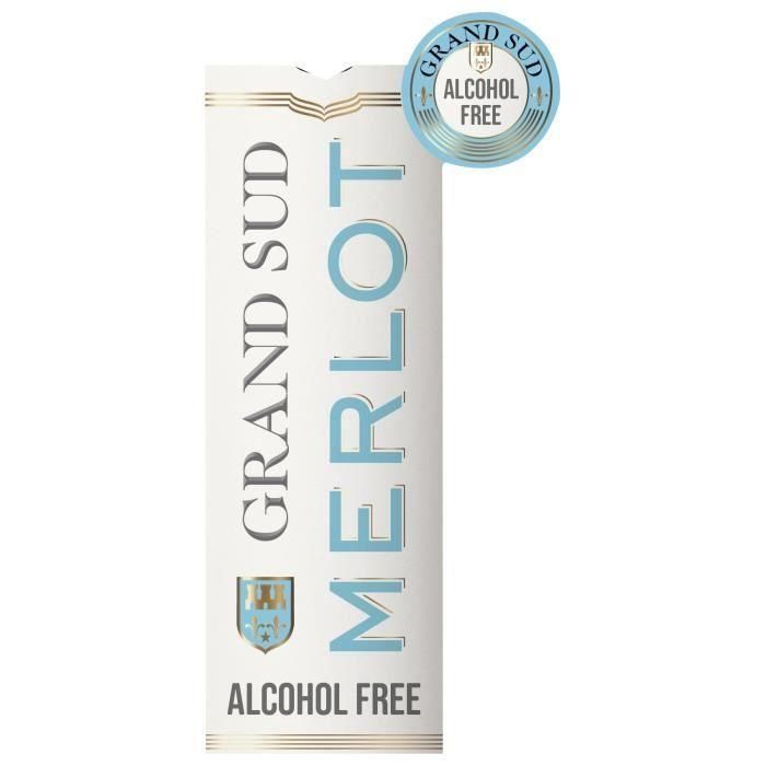 Gran Sur - Merlot - Sin alcohol - 1l 1