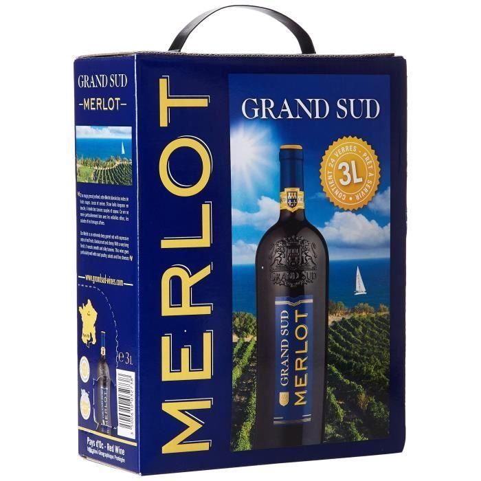 Grand Sud Merlot - Vino tinto de Pays d'Oc 1