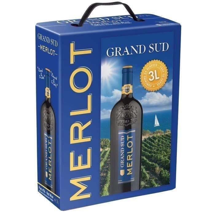 Grand Sud Merlot - Vino tinto de Pays d'Oc