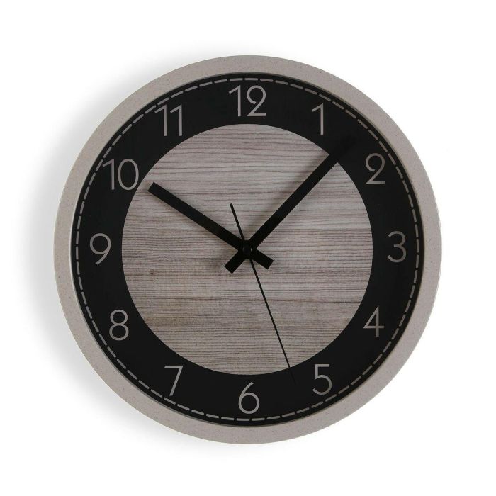Reloj de Pared Versa Negro Madera 4,2 x 30 x 30 cm Reloj de Pared Versa Negro Madera 4,2 x 30 x 30 cm
