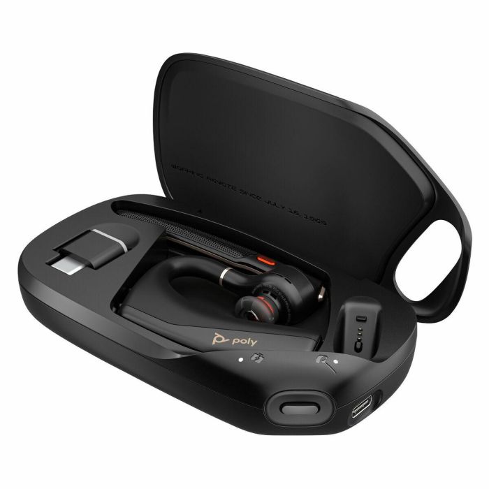 Poly Voyager Legend 50 UC Auricular Inalámbrico Bluetooth con NoiseBlockAI, WindSmart, 10h Autonomía y Estuche de Carga USB-C 1