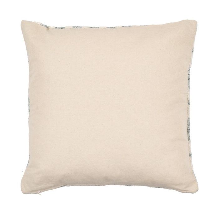 Cojín Blanco-Verde Algodón Decoración 45 X 45 cm