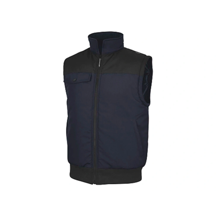 Deltaplus Chaleco Multibolsillos con Cremallera y Mangas Desmontables 80% Poliéster 20% Algodón Talla L 2