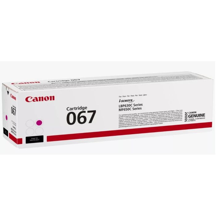 Canon Toner 067M Magenta para Canon i-SENSYS LBP630C Series y MF650C Series (1.250 PÁG) 1 Canon Toner 067M Magenta para Canon i-SENSYS LBP630C Series y MF650C Series (1.250 PÁG) 1