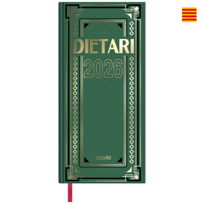 Dohe Dietario Dos Tercios 14.5x31 cm Dp Cartón Geltex C-Surtidos 2026 Catalán 4