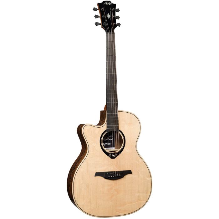 LAG Guitarra Acústica Auditorium Hyvibe H2 30 A/E Cutaway para Zurdos 2 LAG Guitarra Acústica Auditorium Hyvibe H2 30 A/E Cutaway para Zurdos 2