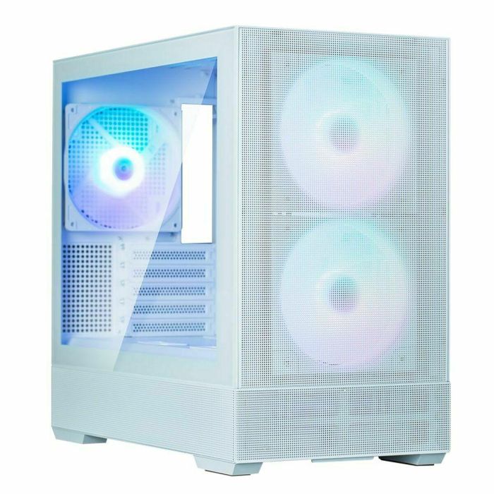 Zalman P30 Air White Mini Tower PC Blanco para placas Micro-ATX y Mini-ITX con ventana lateral de vidrio templado 8