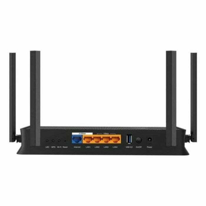 TP-Link Archer BE3600 Router Wi-Fi 7 Inalámbrico Doble Banda 2.4/5GHz 2.5 Gigabit Ethernet 2882 Mbps MU-MIMO USB Negro 8