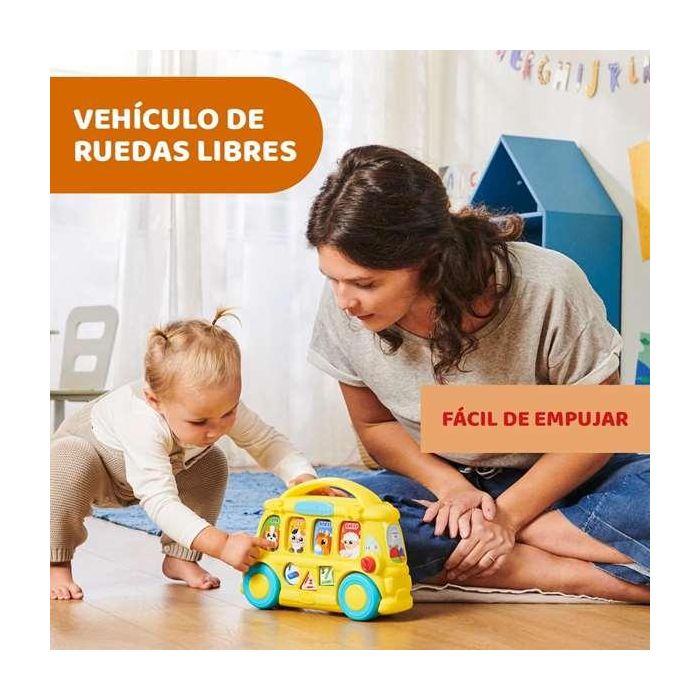 Chicco Autobús Vehículo Interactivo Bilingüe con Luces y Sonidos para Niños 27,5x25x13,5 cm 3 Chicco Autobús Vehículo Interactivo Bilingüe con Luces y Sonidos para Niños 27,5x25x13,5 cm 3