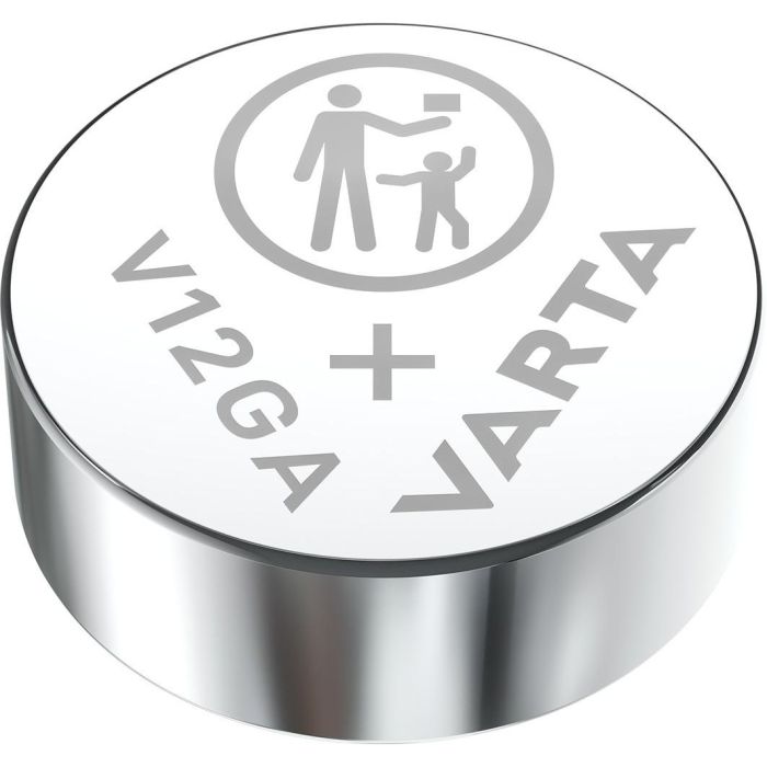 Varta 4278101401 Pila de Botón Litio V12GA/LR43 120mAh, 1 unidad para calculadoras, cámaras y llaves de coche