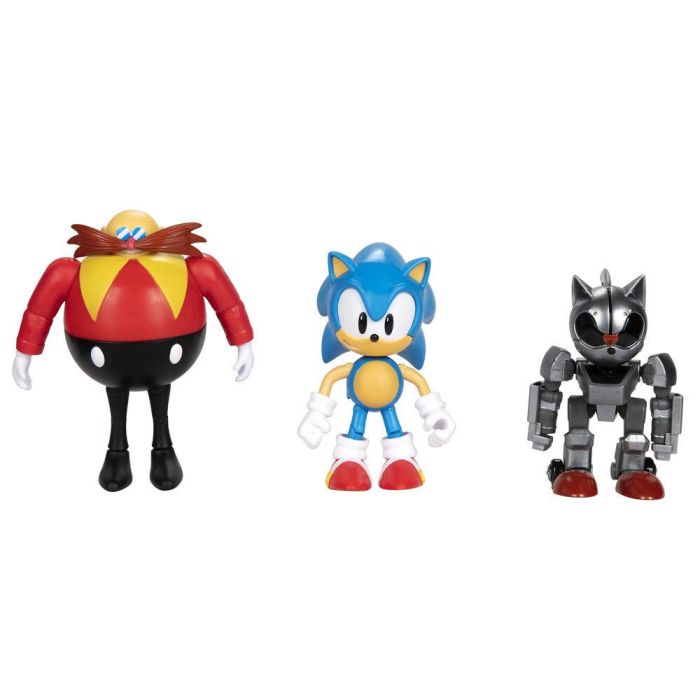 Blister 3 figuras 30th Anniversary Sonic The Hedgehog 10cm 3