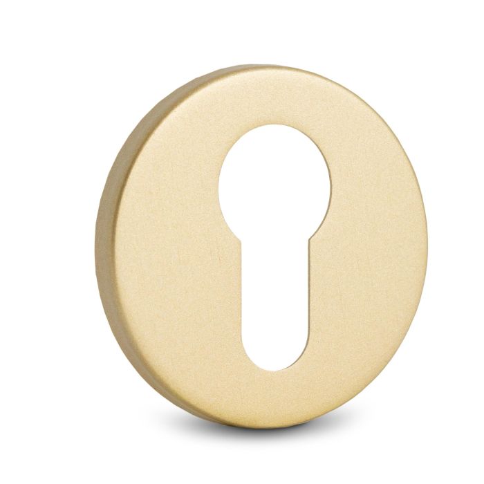 JANDEL Bocallave Zamak Ø50x5mm Moderno para Cerraduras de Puertas y Muebles - Varios Acabados: negro, latón mate, cromo, blanco, antracita 2