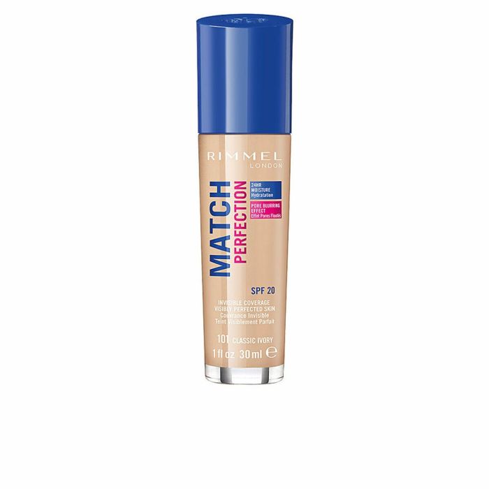 Base de Maquillaje Fluida Match Perfection Rimmel London (30 ml) 2 Base de Maquillaje Fluida Match Perfection Rimmel London (30 ml) 2