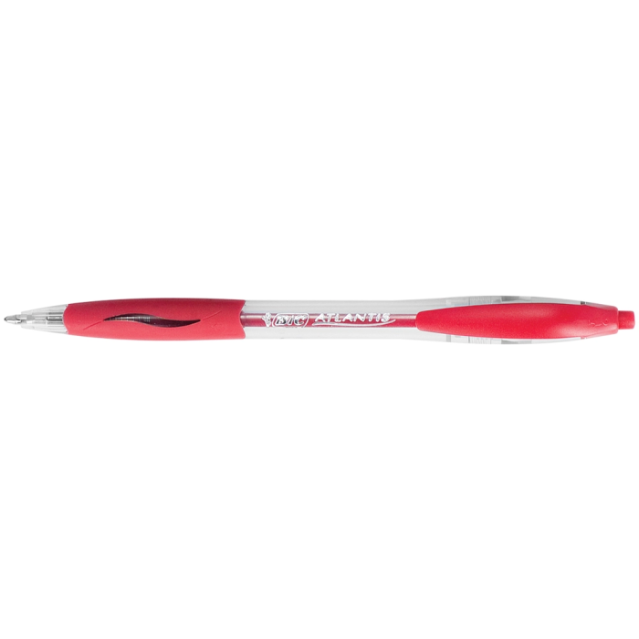 Bic Atlantis Bolígrafo Retráctil Rojo Tinta Aceite Punta 1 mm 1 Bic Atlantis Bolígrafo Retráctil Rojo Tinta Aceite Punta 1 mm 1