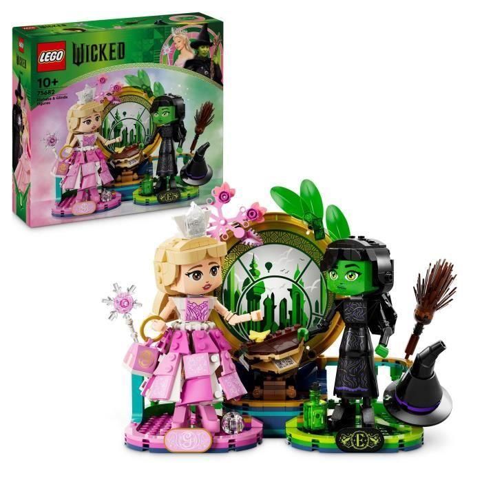LEGO Wicked 75682 Minifiguras de Elphaba y Glinda Idea de regalo de cumpleaños LEGO Wicked 75682 Minifiguras de Elphaba y Glinda Idea de regalo de cumpleaños